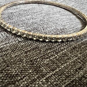 CZ silver Bangle Bracelet